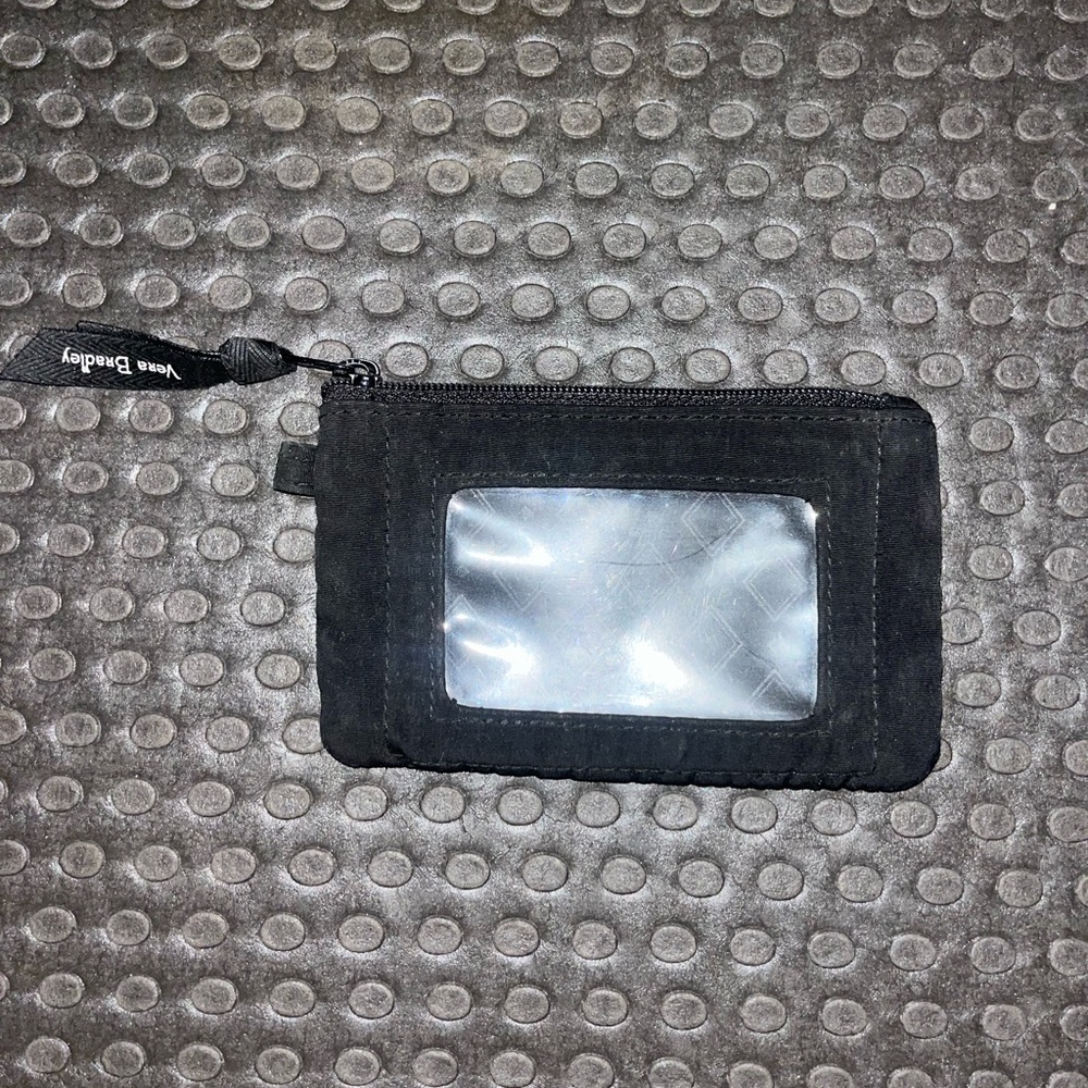 Black Vera Bradley wallet pouch